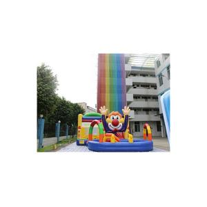 Commercial Grade Smiling Clown Inflatable Amusement Park For Children