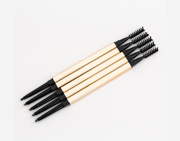 Quality Waterproof Automatic Eyebrow Pencil With Brush Double Head for sale