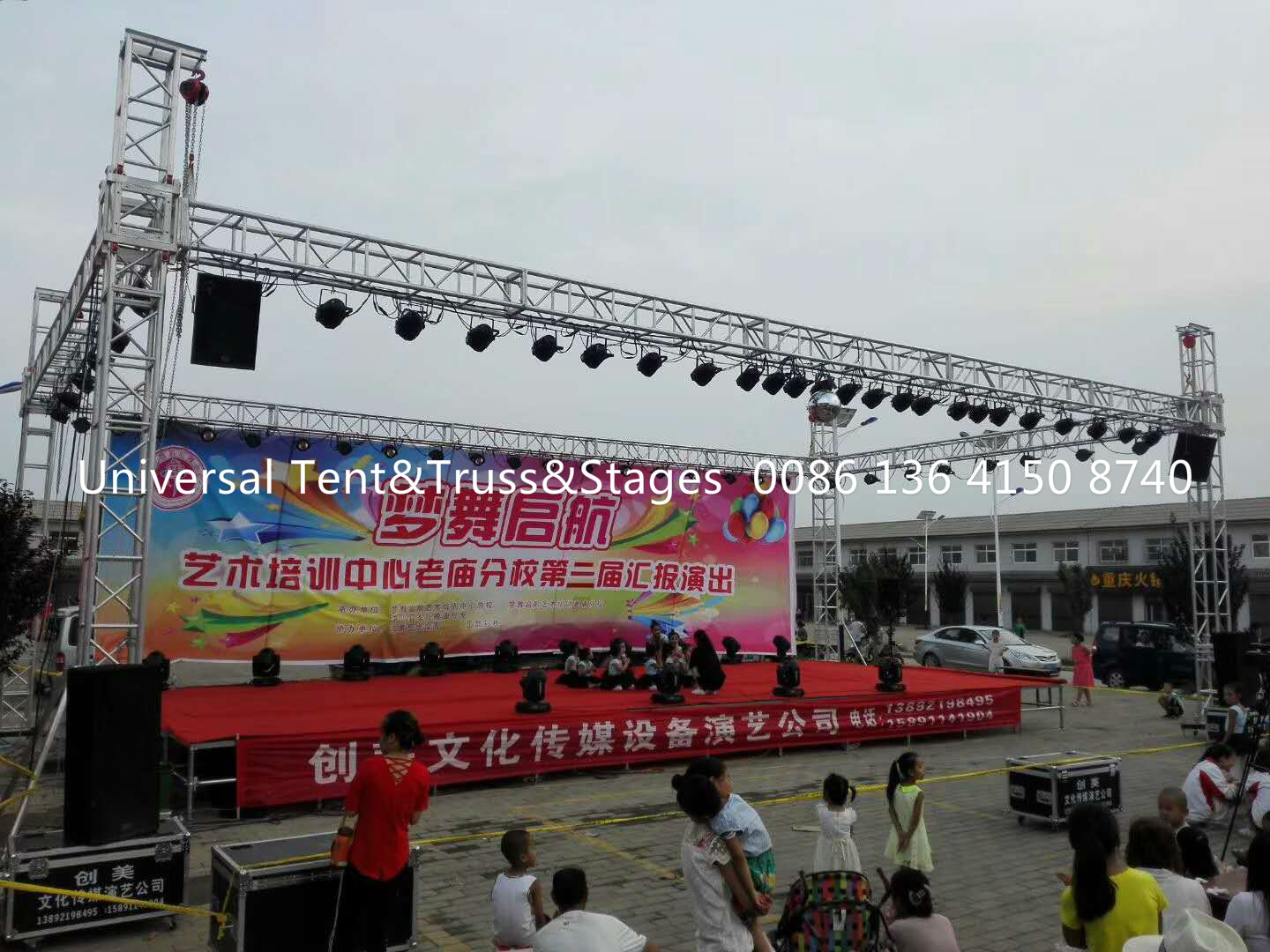 Professional Aluminum Frame Stage Lighting Truss Structure Long Life Time