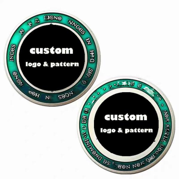 Promotional Souvenir Metal Coin Euro Customized Metal Commemorative Coin Metal Custom Gold Challenge Coin