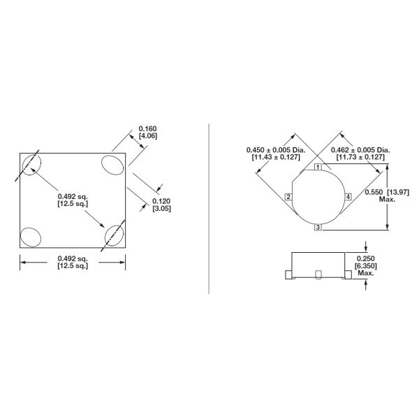 Signal Sensor Lines Common Mode Choke LPT4545ER151LM SMD/SMT Termination Style 100kHz
