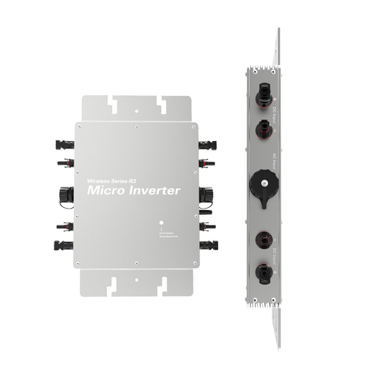 China Silver Micro Grid Tie Inverter 2400w Intelligent Waterproof Grid Connected Solar Inverter wholesale