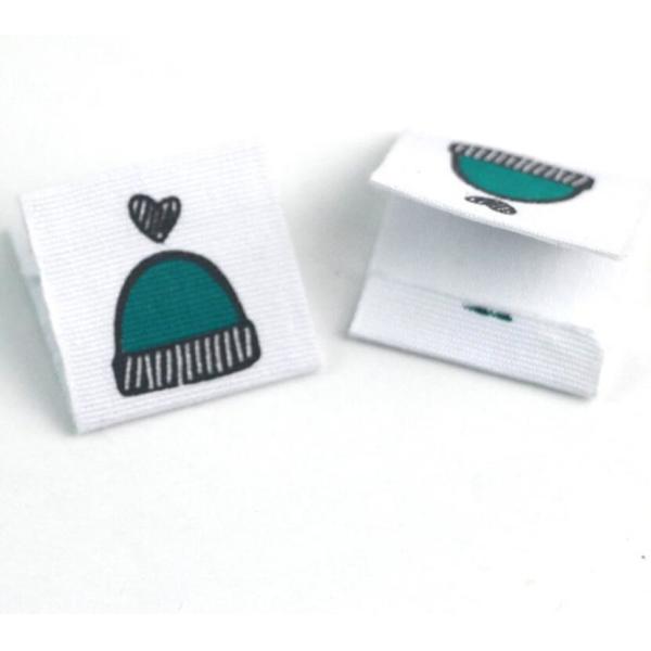 Kids Animal Design Custom Printed Clothing Labels Cotton Printed Dinosaur