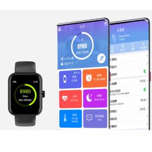 IP67 Waterproof 80mAh Health Monitoring Smart Watch NRF 52832