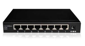 China ​10 100M 8 Port Fast Ethernet Switch External Power Adapter Supply Fiber Ethernet Switch wholesale