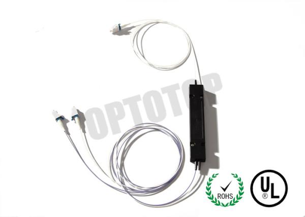 Quality Single Mode Fiber Coupler 1X2 LC Fbt Coupler Φ0.9 Length Customized With Connector for sale