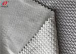 Stretch Jacquard Design Polyester Spandex Fabric , Knitted Bullet Fabric