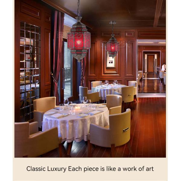 European and American Retro Interior Design Copper Chandelier LED Lights for Southeast Asia Arab Muslim Style Decor