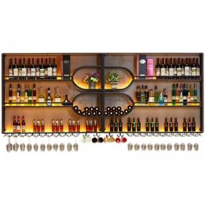 China Bar Wall Mounted Wine Cabinet Display Rack Creative Storage wholesale