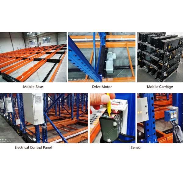 C02:High Density Steel Automatic Electric Movable Racking Warehouse Storage Electrical Motorized Mobile Rack
