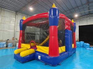 China Simple inflatable mini combo castle for commercial actitivies small inflatable combo castle for baby wholesale