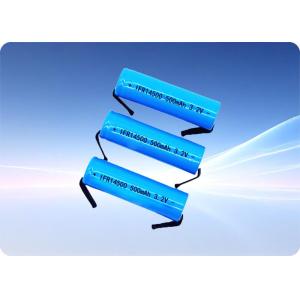 China 3.2V 500mAh LiFePo4 Rechargeable Battery 14500 1.5A Discharge wholesale