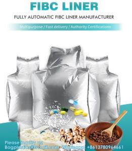 Aluminum Foil Moisture Proof Plastic Jumbo Packaging For 1 1.5 2 Ton 1000Kg 1500Kg Seed Bulk Fibc Bag