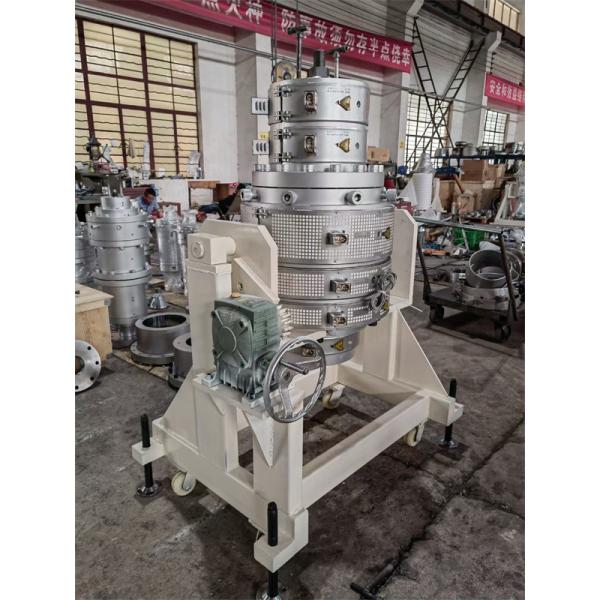 Rigid PVC Conical Screw Extruder , Plastic Twin Screw Machine