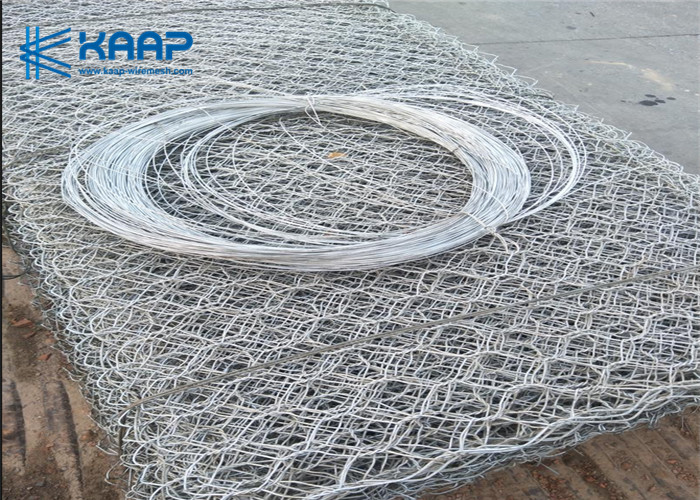 China Road Filling Gabion Baskets , Gabion Wall Mesh Non Electrostatic Reliable wholesale