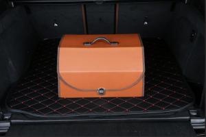 China PU Leather Folding Car Organizer , Car Trunk Cargo Organizer 50 * 32 * 30cm wholesale