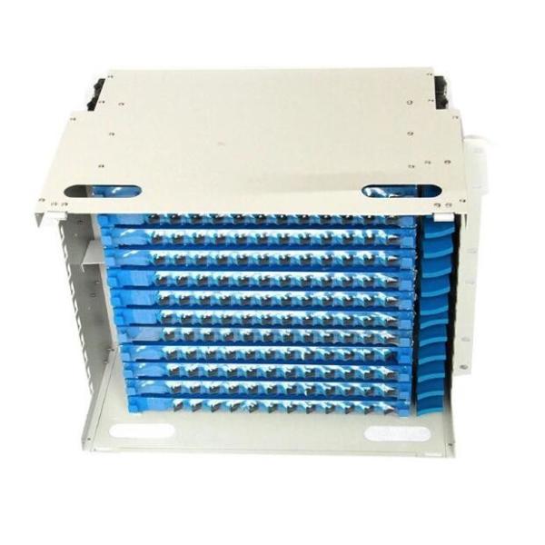 2U 24 Ports Rack Mount Fiber Optical FTTX ODF Closed Frame