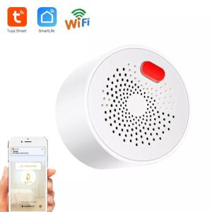 Tuya Wifi Smart Gas Leak Detector Sensor US/UK/EU Plug Home Security Guard Remote Household Gas Alarm Detector Leakage S