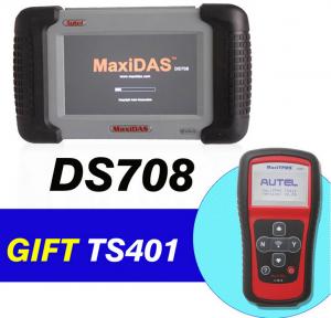China Buy Autel MaxiDAS DS708 Get MaxiTPMS TS401 As Gift for Car Diagnostics Scanner wholesale