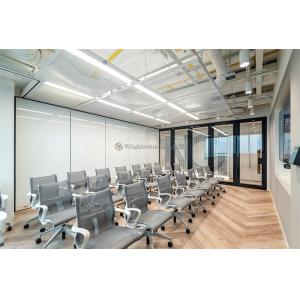 China Anodized Aluminum And Glass Temporary Office Partition Walls OEM ODM on sale