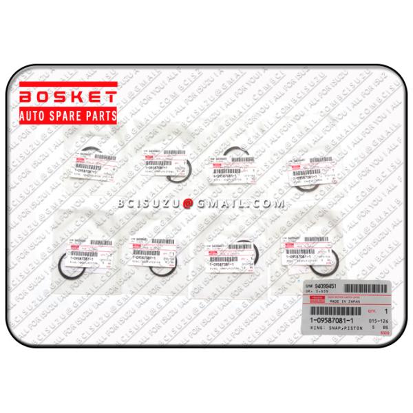 1-09587081-1 Isuzu Liner Set Piston Pin Ring Replacement For FVR34 6HK1 1095870811