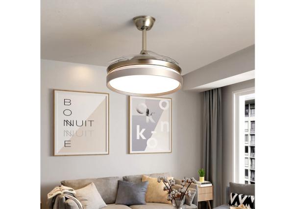 Quality 3000K Circle Living Room Ceiling Fans With Lights 30000 Lifespan for sale