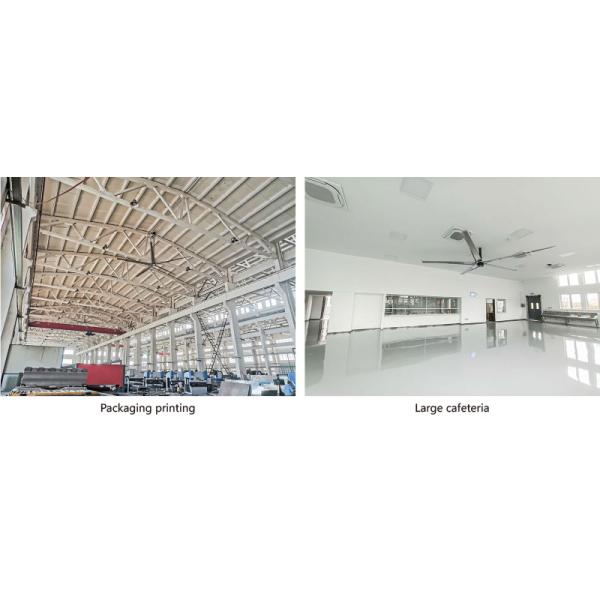Large Industrial Fans For Workshop Large HVLS Fans With Anti-Collision Blades