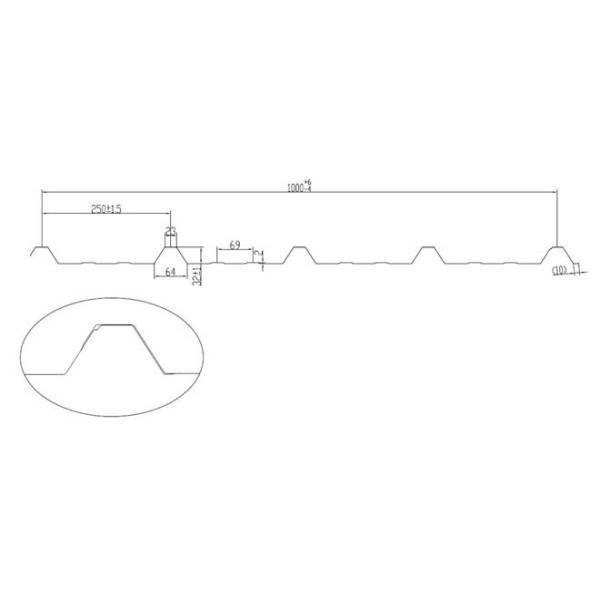 Durable Roof Panel Roll Forming Machine Cut To Length Control For Roofing Profile Lines