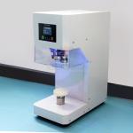White 0.37kw 46mm 99mm Tin PET Can Sealing Machine