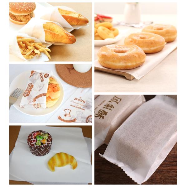 35gsm White Greaseproof Paper Grade 3 Food Grade Wrapping Paper Rolls
