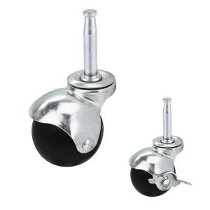 China 2 Inch Swivel Ball Casters With 8x38mm Long Stem For Chairs wholesale