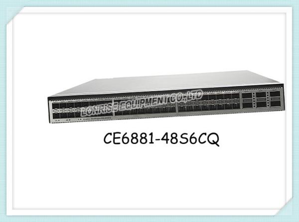 Quality Huawei Network Switches CE6881-48S6CQ 48*10G SFP+ 6*100G QSFP28 Without Fan And Power Modules for sale