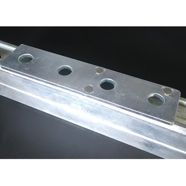 ASTM HDG Metal Corner Brackets 4 Hole Silver Magnets Flat Straight Bracket