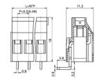 Pluggable Type 180 Angle Dinkle Plug In Terminal Blocks For Alarm Security