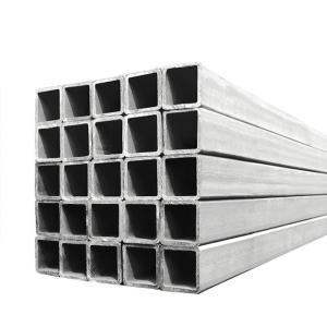 China 40x40 Aluminum Alloy Square Tube 6063 Silver For Buildings wholesale