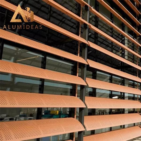 Aluminum Perforated Sun Shade Louver For Window