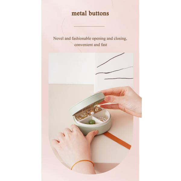 Portable Small Jewelry Box Organizer Fashion Travel Jewelry Organizer For Necklaces