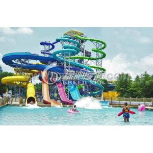 Buy cheap Open Spiral Slide Water Park Equipment from wholesalers