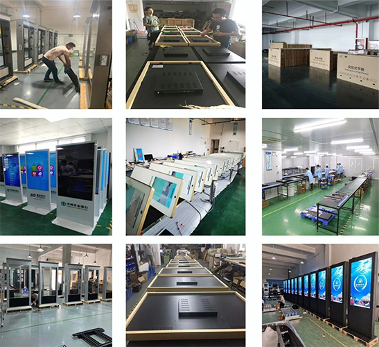 Waterproof 55 Inch 2500 Nits Outdoor Digital Signage