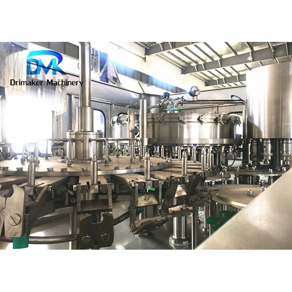 5000BPH 3 In 1 Filling Machine Carbonated Drink PLC Controlled