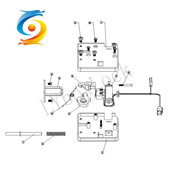Cabinet Solenoid Electric Control Lock Carbon Steel Shockproof