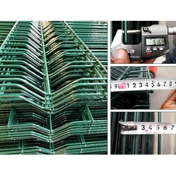 3D Garden Fence Curved Welded Wire Mesh Fencing For Public Places 1.8*3m