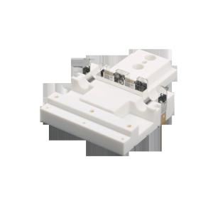 China Precision PVDF Machined Cnc Spare Parts , Cnc Plastic Turning Service wholesale