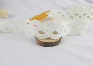 China Crochet Water Soluble Cotton Lace Trim Edging For Appreal 3.5 cm Width Indian Style wholesale