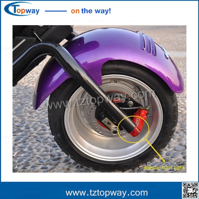 Powerful High Speed Lithium Battery Harley Citycoco 2000W EEC electric scooter