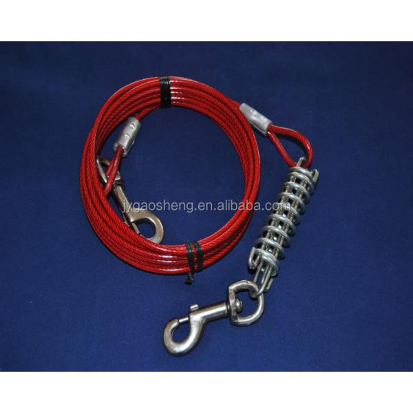 5/32" Dog Tie Out Cable And Stake Up To 60lbs 15ft 20ft 25ft 30ft