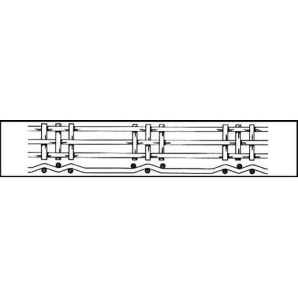 Triple Warp Weave Decorative Metal Mesh 1.6mmx2.9mm