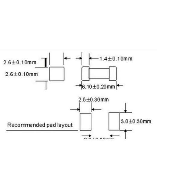 6125 Brick Surface Mount Fuses