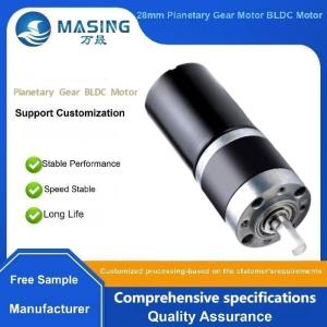 BL2838 28mm Planetary Geared Motors With A Hall Sensor Type Bldc Motor With