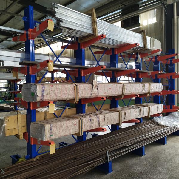Single Arm 100kg-1000kg Heavy Duty Warehouse Cantilever Racks Industrial Adjustable Cantilever Racking